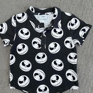 Jack Skellington Kids Bamboo Polo Shirt